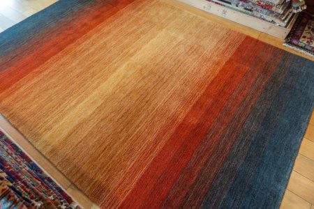 Hand-Knotted Rothco Rug From India