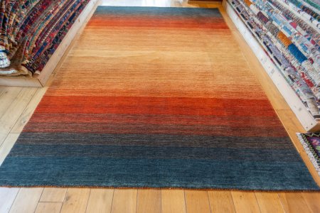 Hand-Knotted Rothco Rug From India