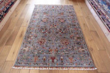 Hand-Knotted Sultanabad Rug From Afghanistan