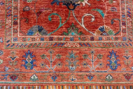 Hand-Knotted Sultanabad Rug From Afghanistan
