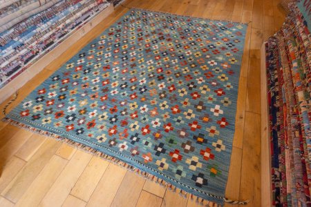 Hand-Made Mazar Kilim From Afghanistan