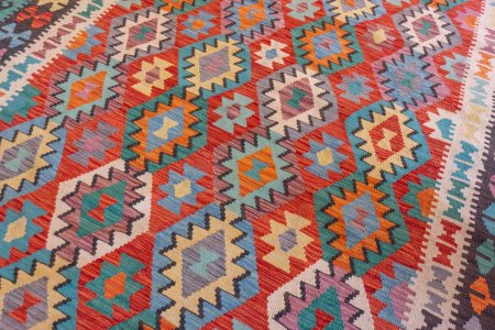 Hand-Made Mazar Kilim From Afghanistan