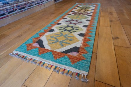 Hand-Made Mazar Kilim From Afghanistan
