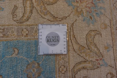 Hand-Knotted Fine Ziegler Rug From Pakistan