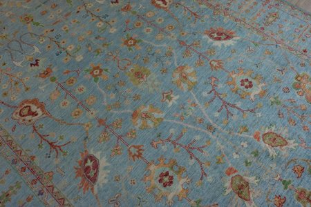 Hand-Knotted Sultanabad Rug From Afghanistan