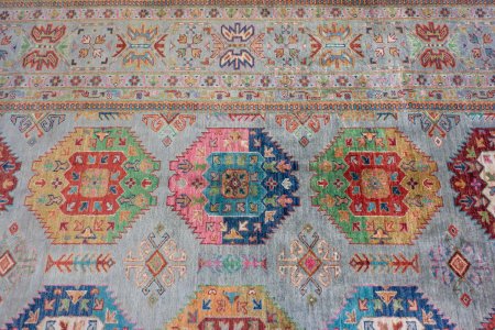 Hand-Knotted Ersari Rug From Pakistan