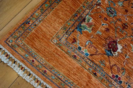 Hand-Knotted Sultanabad Rug From Afghanistan