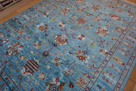 Hand-Knotted Sultanabad Rug From Afghanistan