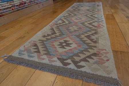 Hand-Made Mazar Kilim From Afghanistan