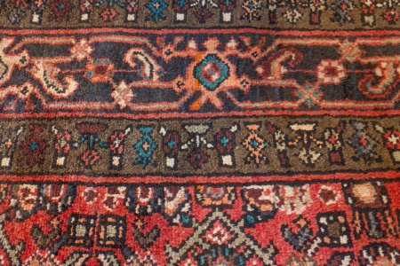 Hand-Knotted Hosseinabad Rug From Iran (Persian)