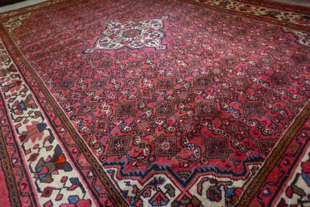 Hand-Knotted Hosseinabad Rug From Iran (Persian)