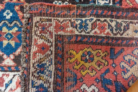 Hand-Knotted Gendje Rug From Azerbijan