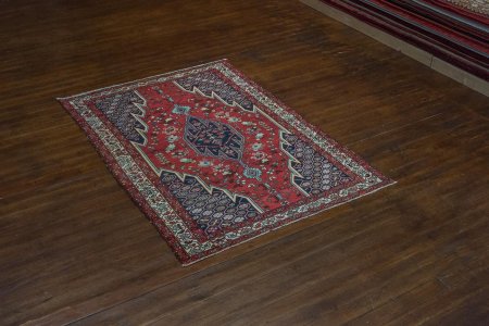 Antique Mezlaghan Rug From Iran (Persian)