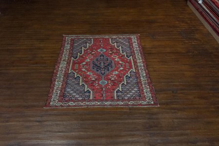 Antique Mezlaghan Rug From Iran (Persian)
