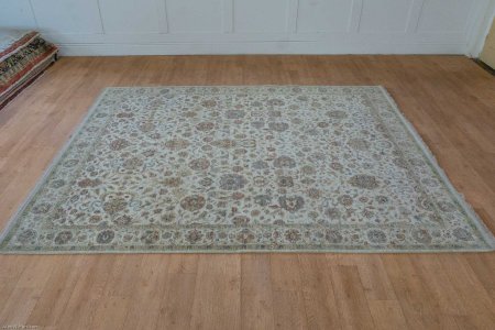Hand-Knotted Imperial Jewel Rug From India