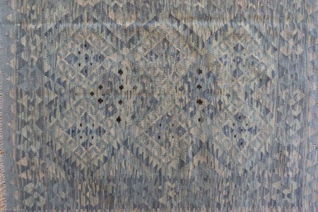 Hand-Woven Mazar Kilim From Afghanistan