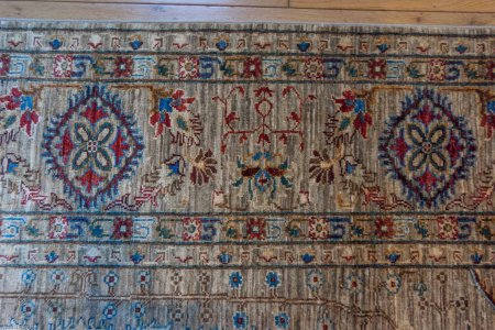 Hand-Knotted Fine Sultani Rug From Afghanistan