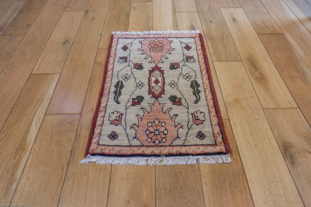Hand-Knotted Chubi Rug From Afghanistan
