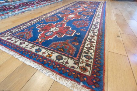 Hand-Knotted Shahsavan Runner From Iran (Persian)