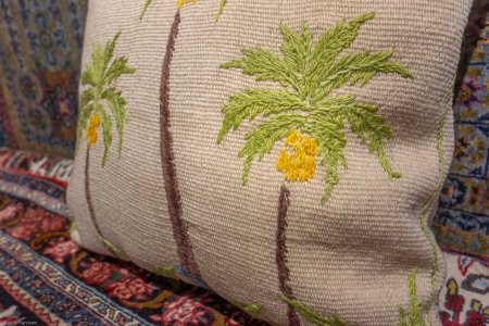 Hand-Made Mazar Cushion From Afghanistan