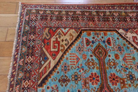 Hand-Knotted Afghan Yalameh Rug From Afghanistan