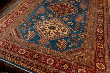 Hand-Knotted Shirvan Rug From Turkey