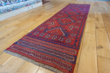 Hand-Knotted Mushwani Runner From Afghanistan