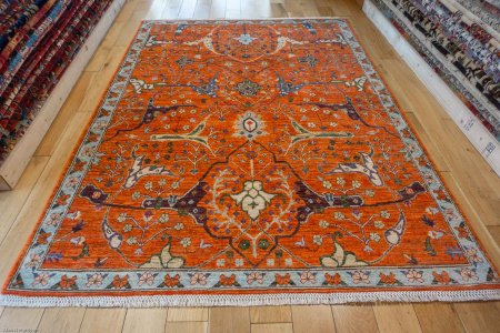 Hand-Knotted Afghan Yalameh Rug From Afghanistan