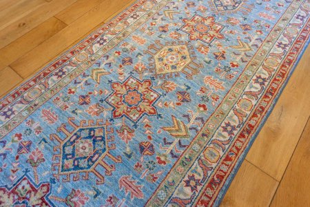 Hand-Knotted Afghan Yalameh Runner From Afghanistan