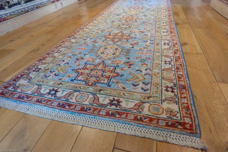 Hand-Knotted Afghan Yalameh Runner From Afghanistan