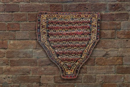 Hand-Knotted Rizini Caucasian Wall Hanging From Iran (Persian)