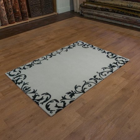 Hand-Knotted Nepalese 60 Knot Rug From Nepal