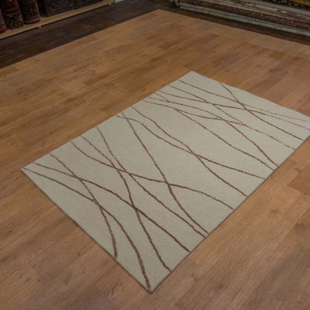 Hand-Knotted Nepalese 60 Knot Rug From Nepal