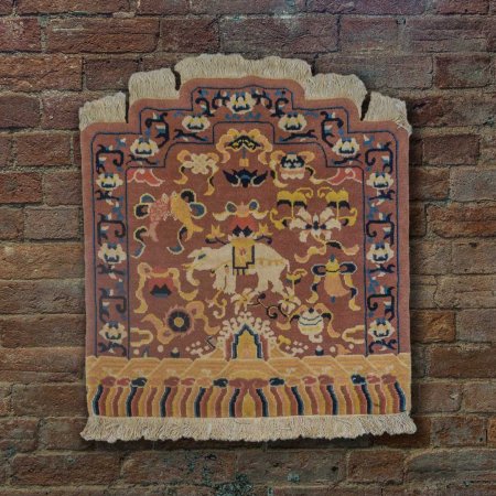 Hand-Knotted Ho Pei Wall Hanging From China