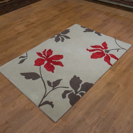 Hand-Knotted Nepalese 60 Knot Rug From Nepal