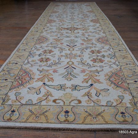 Hand-Knotted Simla Kilim From India