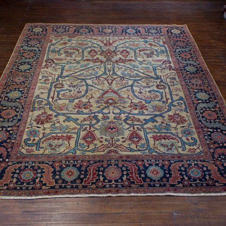 Hand-Knotted Mamluk Rug From India