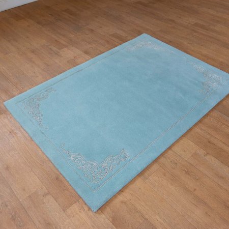 Hand-Knotted Tinchuli Rug From Nepal