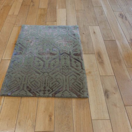 Hand-Knotted Tinchuli Rug From Nepal