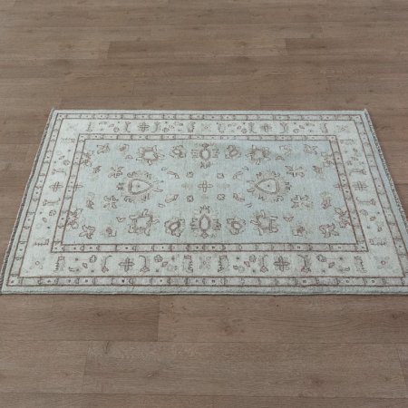 Hand-Knotted Ziegler Rug From Afghanistan