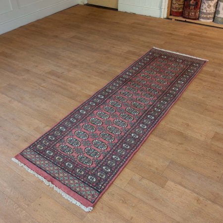 Hand-Knotted Bokhara Runner From Pakistan