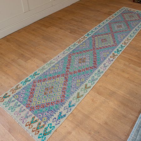 Hand-Made Mazar Runner From Afghanistan