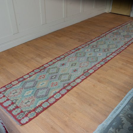 Hand-Made Mazar Runner From Afghanistan