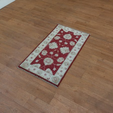 Hand-Knotted Ziegler Rug From Afghanistan