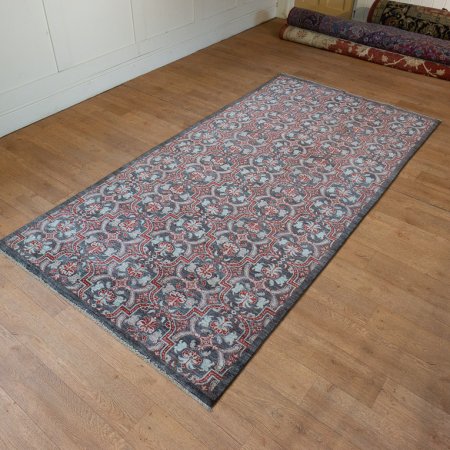 Hand-Knotted Aryana Ziegler Rug From Afghanistan