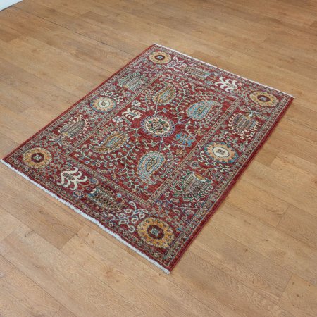 Hand-Knotted Aryana Ziegler Rug From Afghanistan