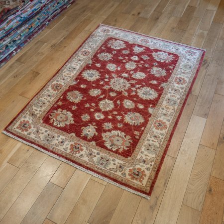 Hand-Knotted Sultanabad Rug From Afghanistan