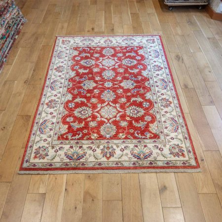 Hand-Knotted Sultanabad Rug From Afghanistan