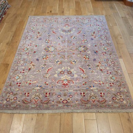 Hand-Knotted Sultanabad Rug From Afghanistan