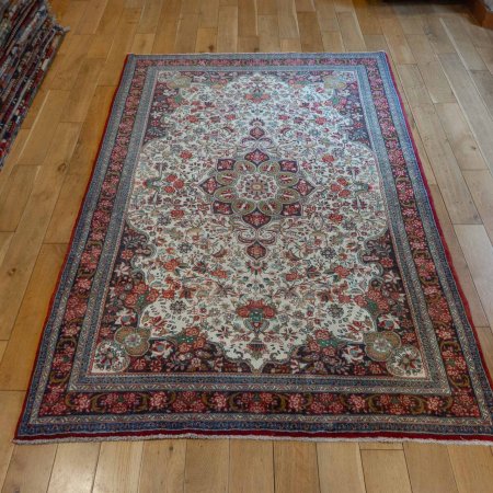 Hand-Knotted Bidjar Rug From Iran (Persian)